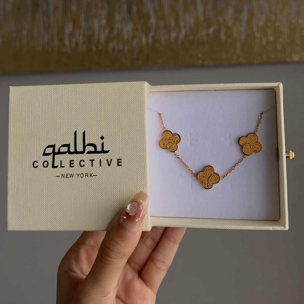Qalbi Clover Bracelet - Gold