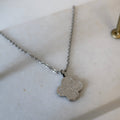 Sabr Clover Necklace - Silver