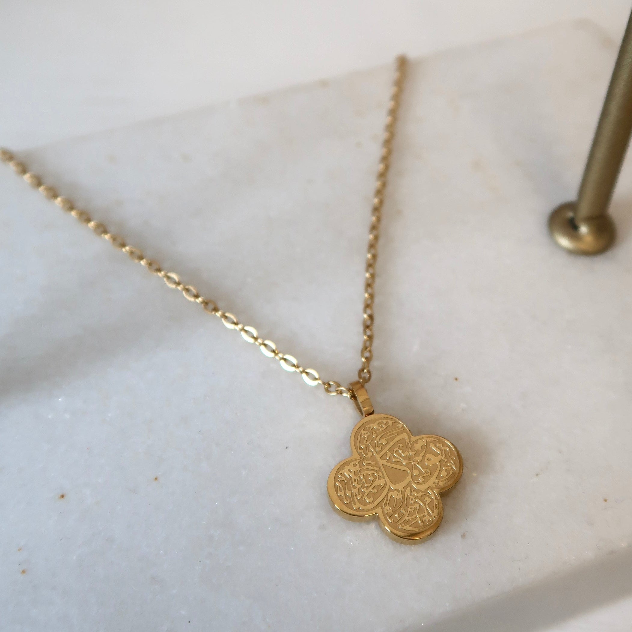 Tawakkul Clover Necklace - Gold