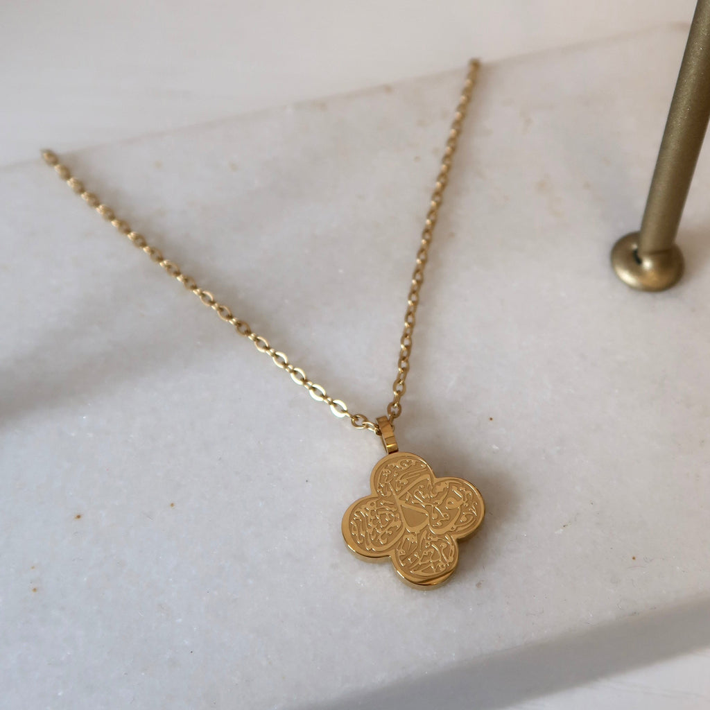 Tawakkul Clover Necklace - Gold