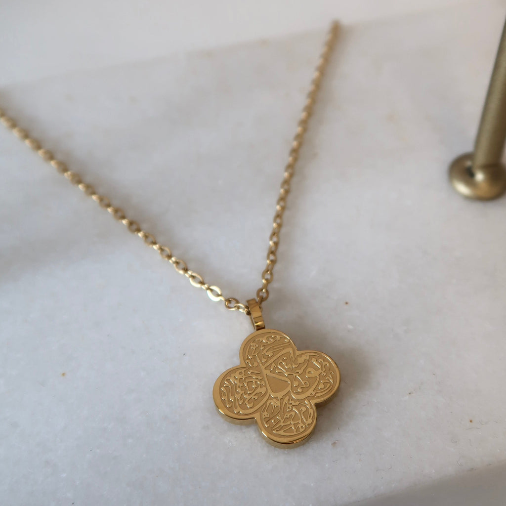 Tawakkul Clover Necklace - Gold