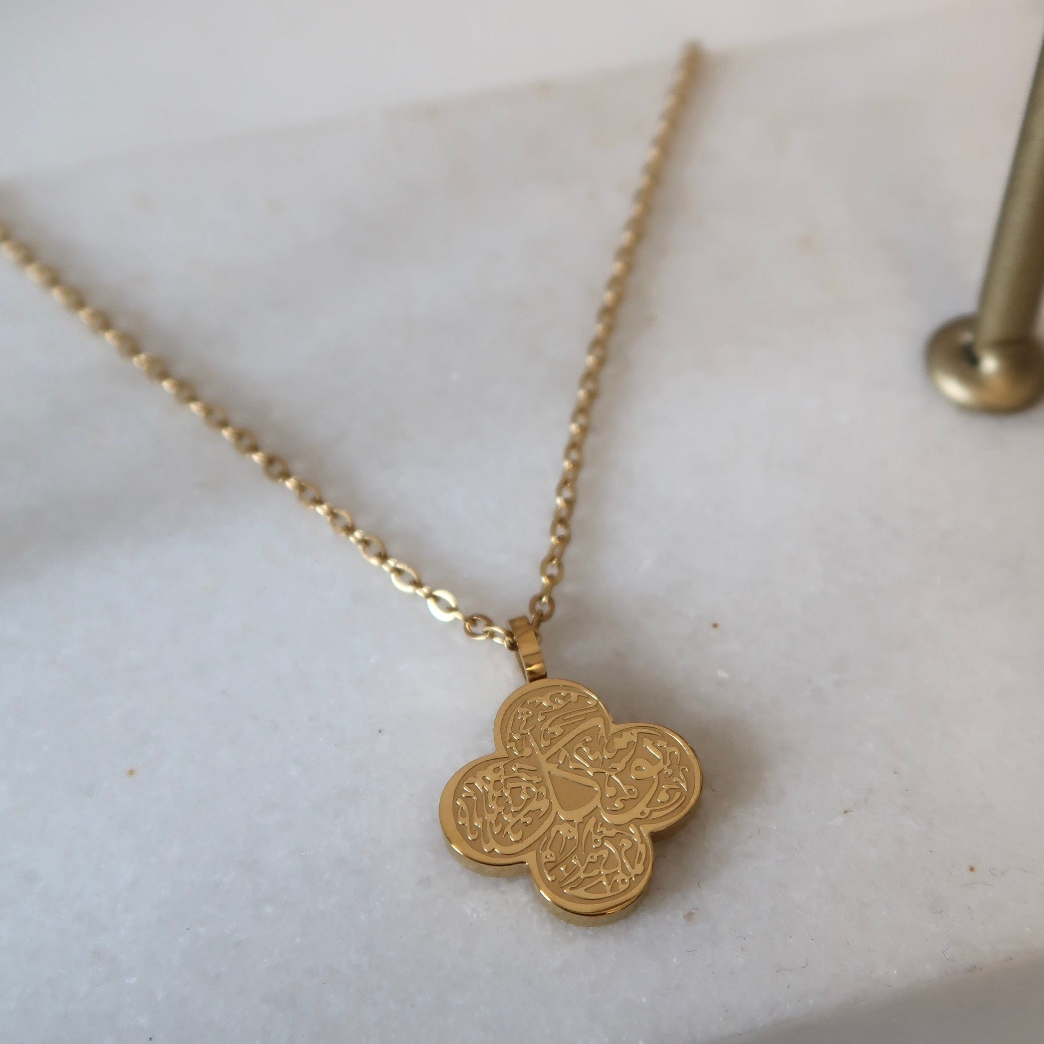 Tawakkul Clover Necklace - Gold
