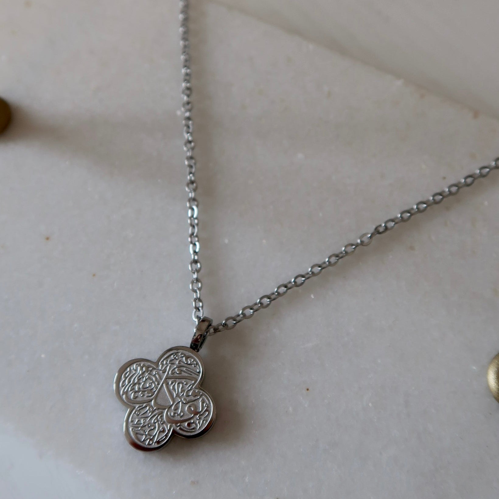 Tawakkul Clover Necklace - Silver