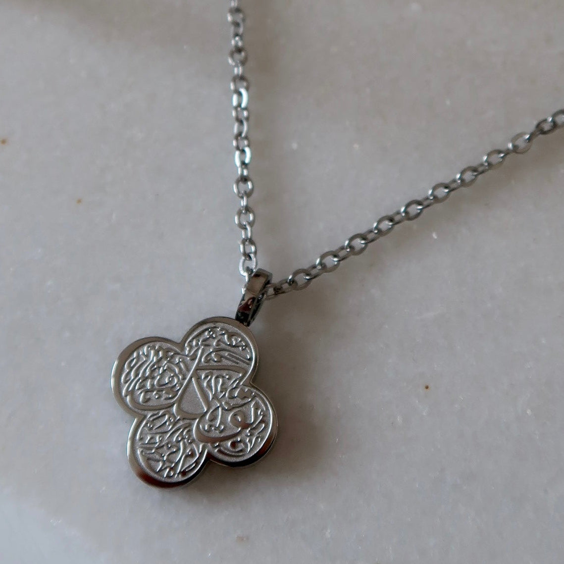 Tawakkul Clover Necklace - Silver