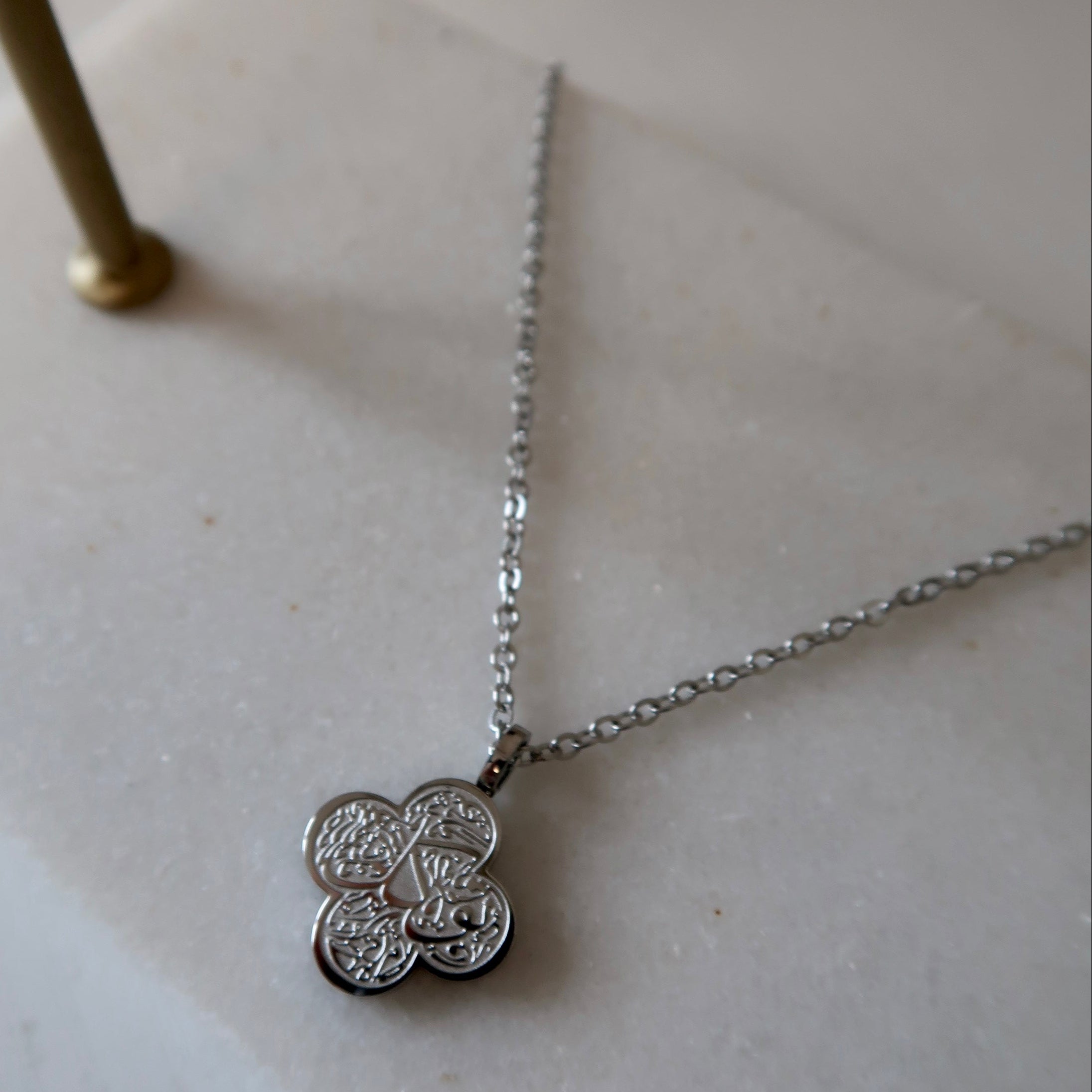 Tawakkul Clover Necklace - Silver