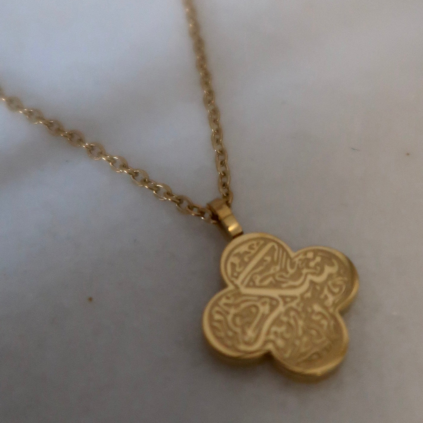Shukr Clover Necklace - Gold