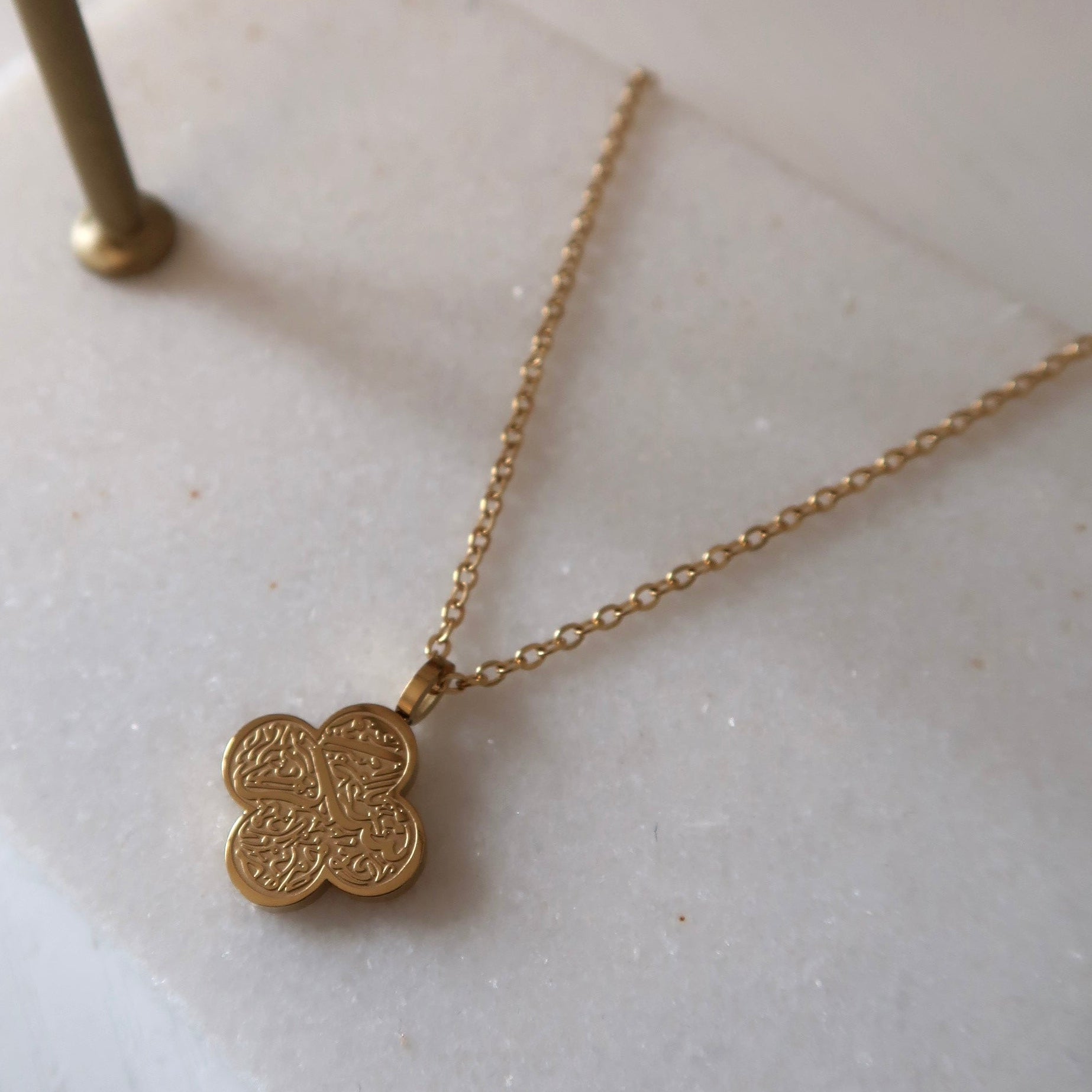 Shukr Clover Necklace - Gold