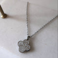Shukr Clover Necklace - Silver