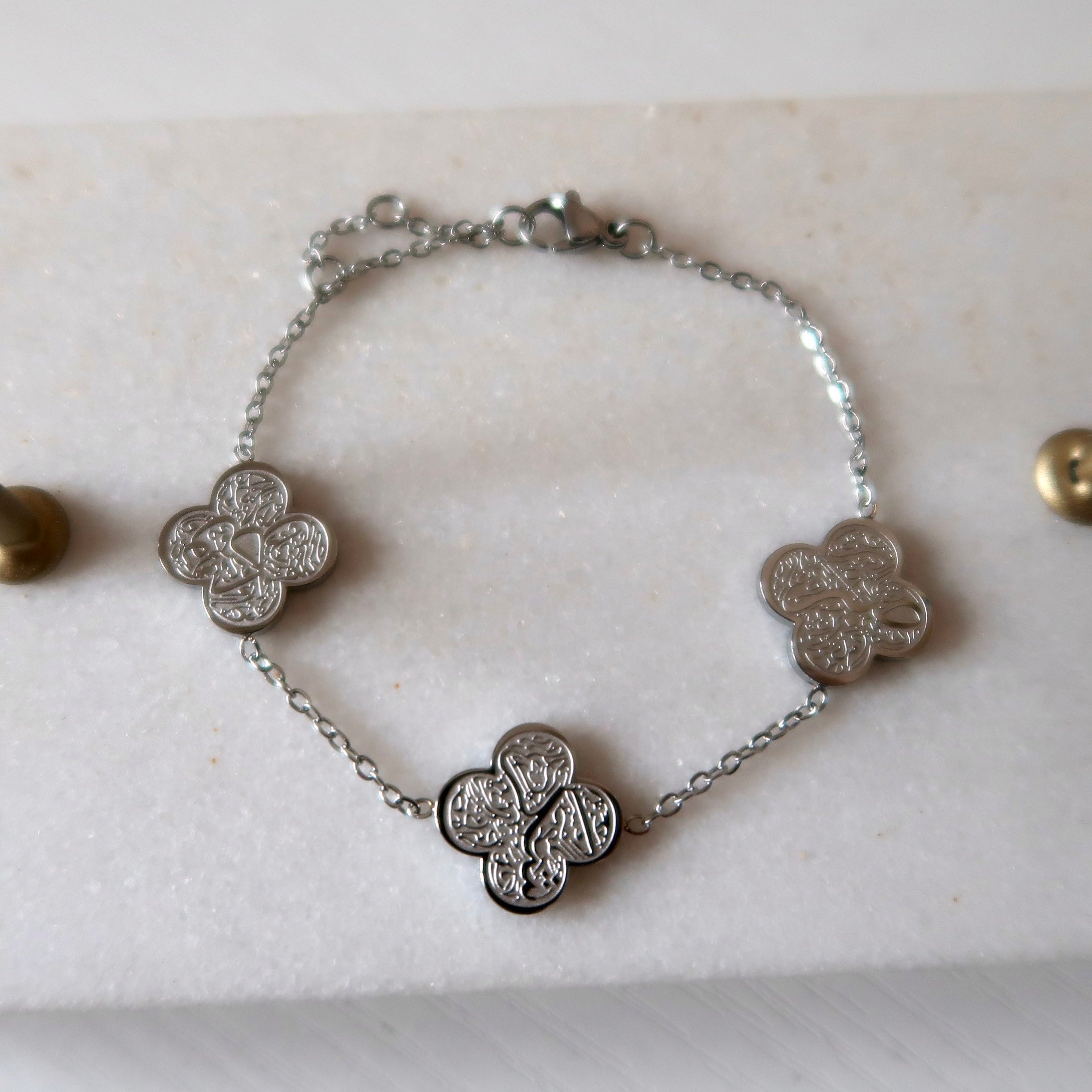 Qalbi Clover Bracelet - SIlver
