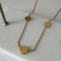 Sabr Shukr Tawakkul Reminders Necklace - Gold
