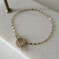 Rhinestone Hook Bracelet