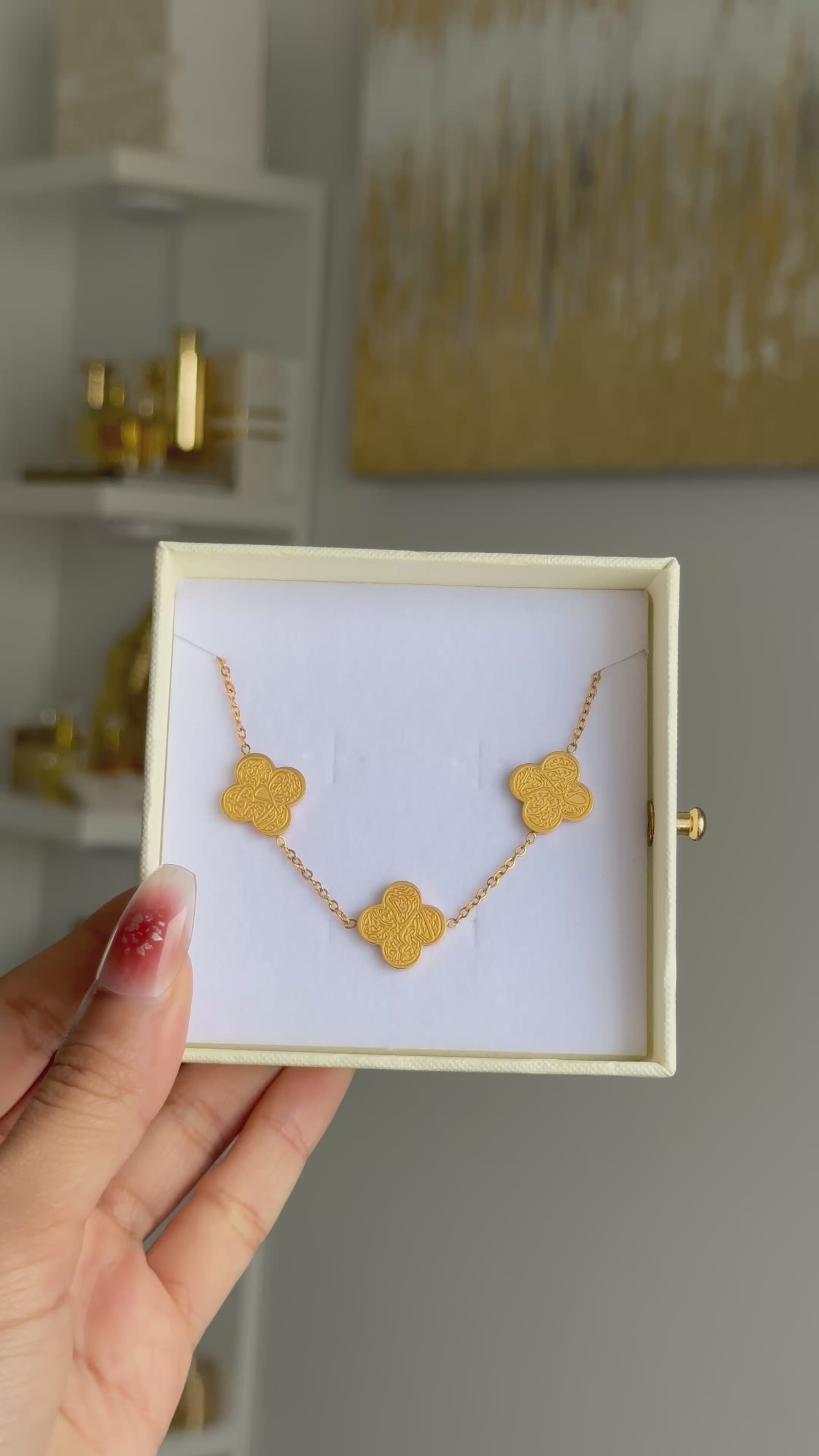 Qalbi Clover Bracelet - Gold